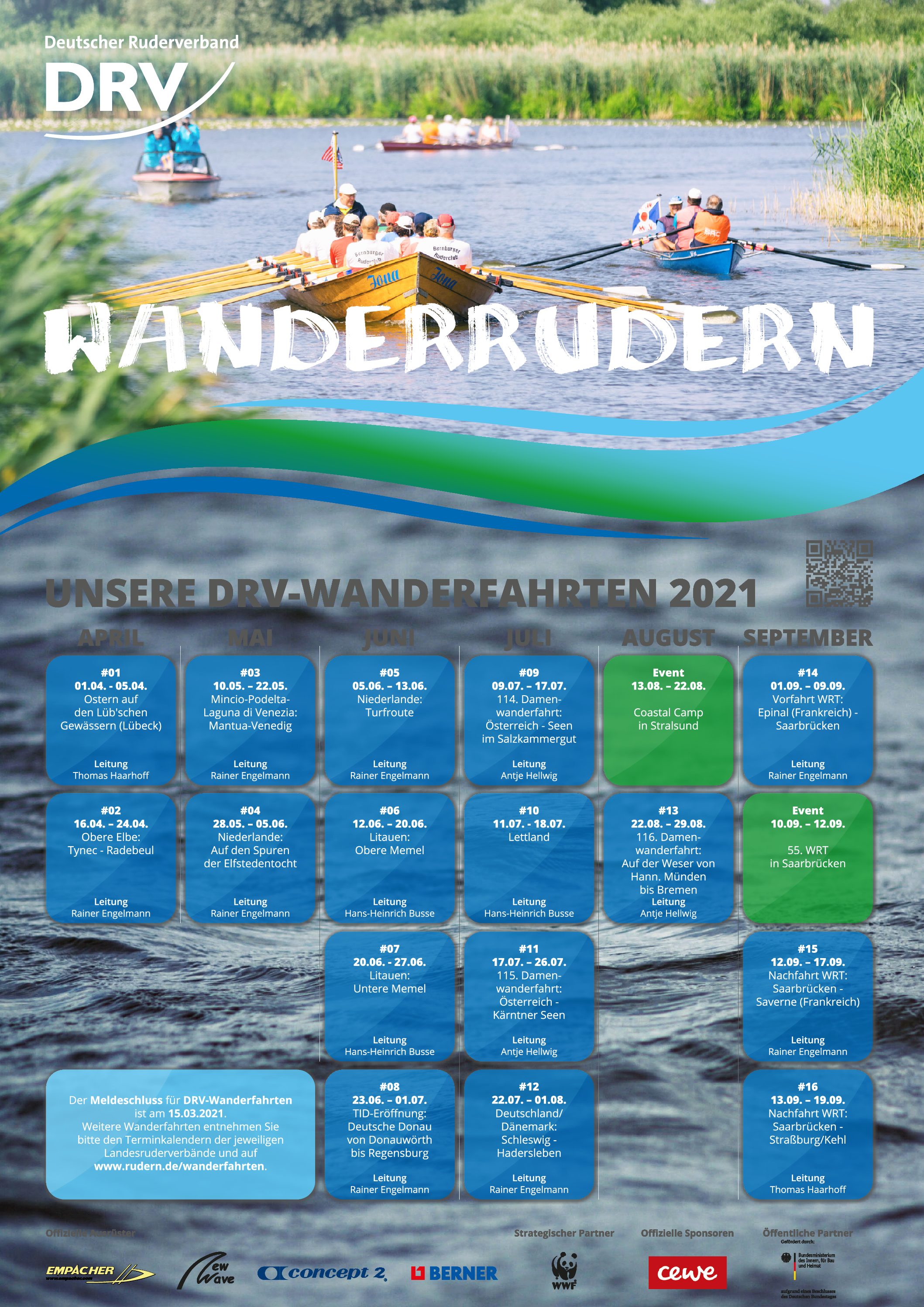 drv dina2 plakat wanderrudern web pdf - WOCHE DES RUDERSPORTS MUSS VERSCHOBEN WERDEN