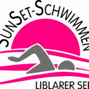 Logo SunSetSchwimmen Fuchsia SchwarzRGBcAnnette Schuetze 125x125 - LIBLARER SunSet-SCHWIMMEN FEIERT AM 2. SEPTEMBER PREMIERE