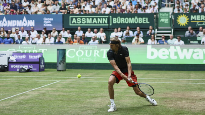 30. TERRA WORTMANN OPEN, ATP500 - Mens Tennis; Halle Westf., 23.6.2023, Foto zeigt ALEXANDER ZVEREV (GER)